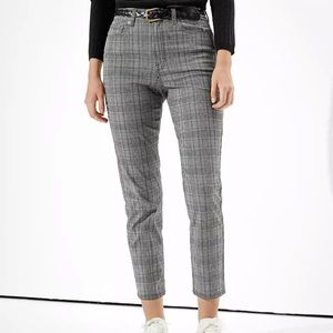 American Eagle Plaid Mom Jeans size 10